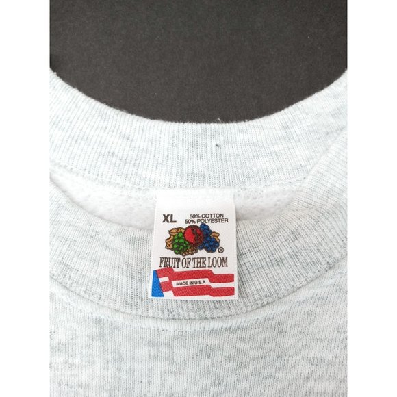 Vintage Tulsa State Fair Sweatshirt New Deadstock XL 1991 Carousel Horse Grey - Picture 8 of 11